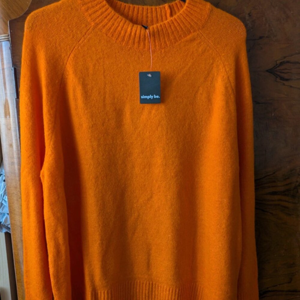 Size 20/22 orange jumper
